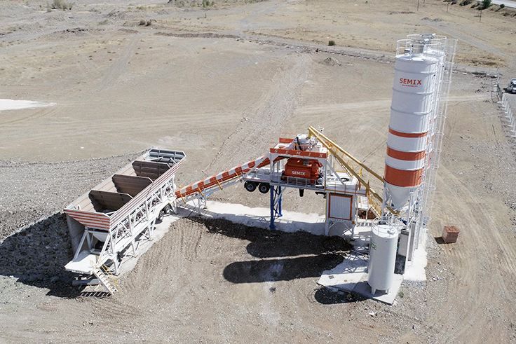 Mobile 160 - Centrale à béton Semix - 160 m3/hr_3