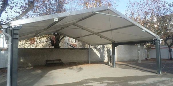 Auvent industriel modulaire démontable pour stockage et manutention - LOCABRI_3