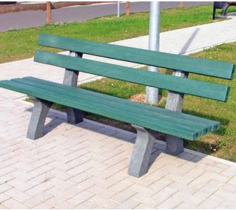 Banc public Piccadilly en matière Hanit - classique et élégant_3