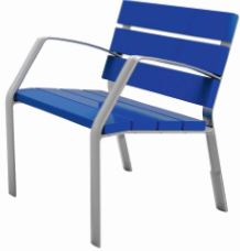 Banc public Modo La Forest - métal - Matériau robuste_3