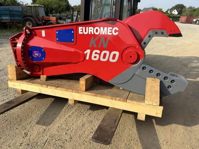 Cisaille à ferraille hydraulique Euromec - KN - pour démolition de métaux ferreux et non ferreux - 76 à 1150 tonnes_3