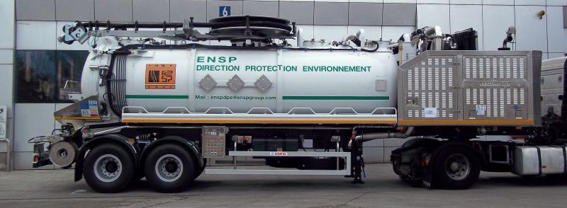 Hydrocureur Capellotto équipé pour une charge utile de 31 tonnes