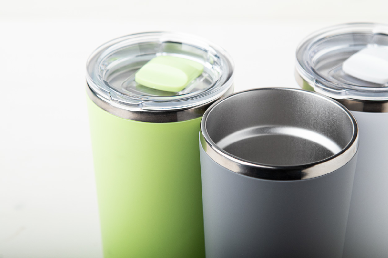Mug thermos - isotherme en acier inoxydable à double paroi - 500 ml - couleur gris_3