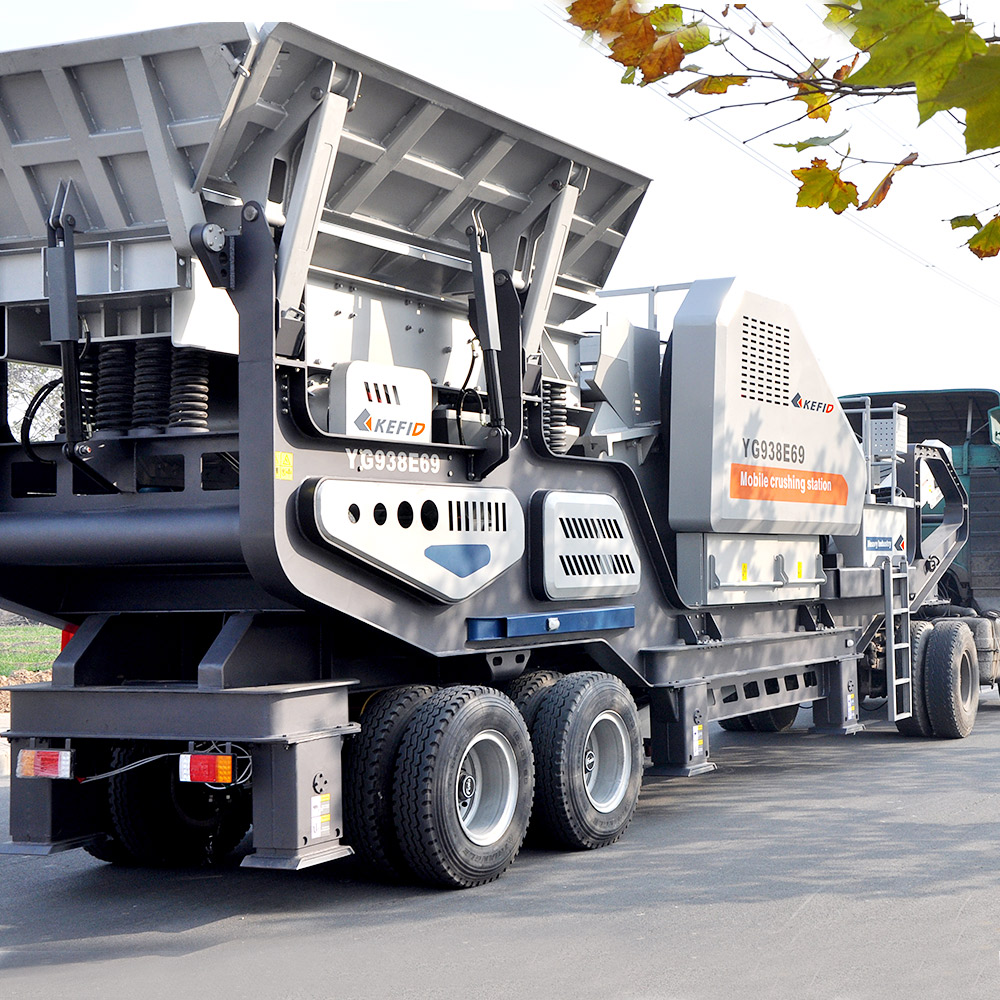 Concasseur broyeur à minerai mobile débit 500 t/h_3