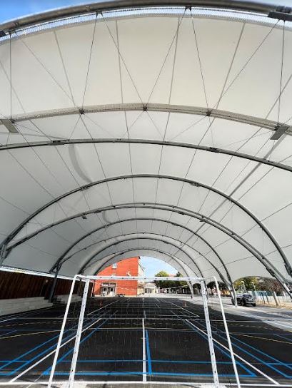 Couverture de plateau sportif  47 m x 25 m - Normandie Structures_4