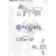 GMP 35 CS Centrale à béton mobile - GURIS - 35 m3/h - mélangeur à arbre unique et 4 compartiments_3
