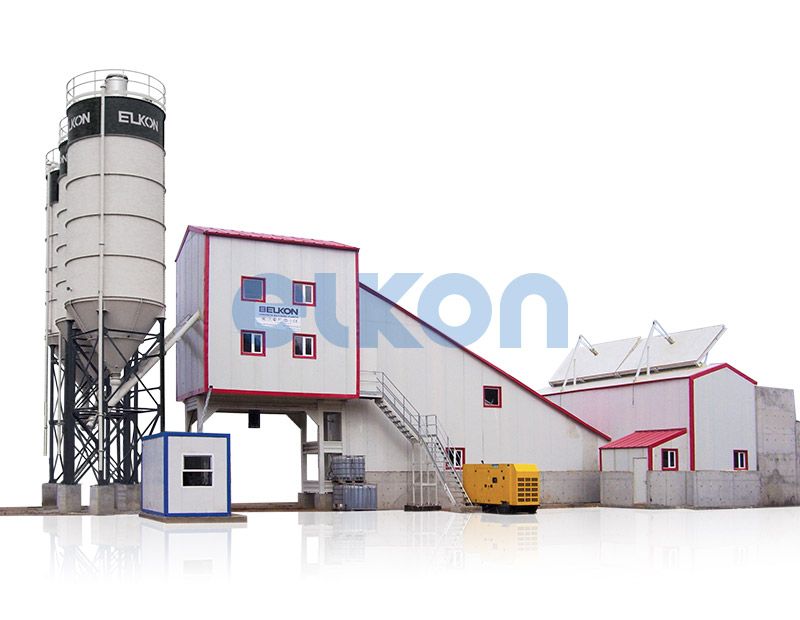 Elkomix-240 centrale à béton fixe - 240 m³/h - SIEMENS ou ABB - Twin Shaft - 9000/6000 l_3