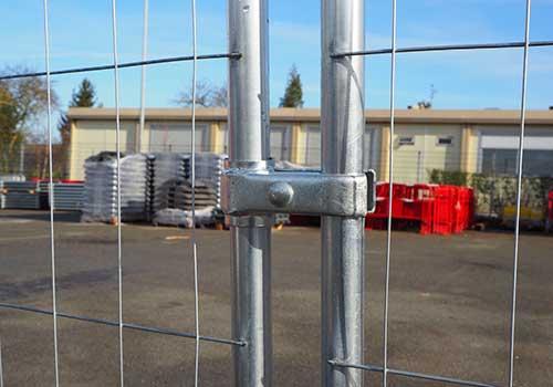 Portail grillagé véhicule 7m x 2m - accès chantier ou manifestation - adaptable barriérages grillagés_3