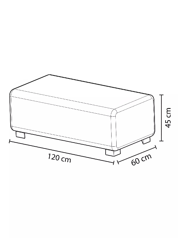 Pouf 2 places terre de sienne_3