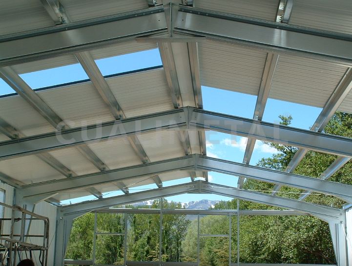 Bâtiment préfabriqué à structure métallique modulaire gamme ecorapid pour sports et récréation - cualimetal_3