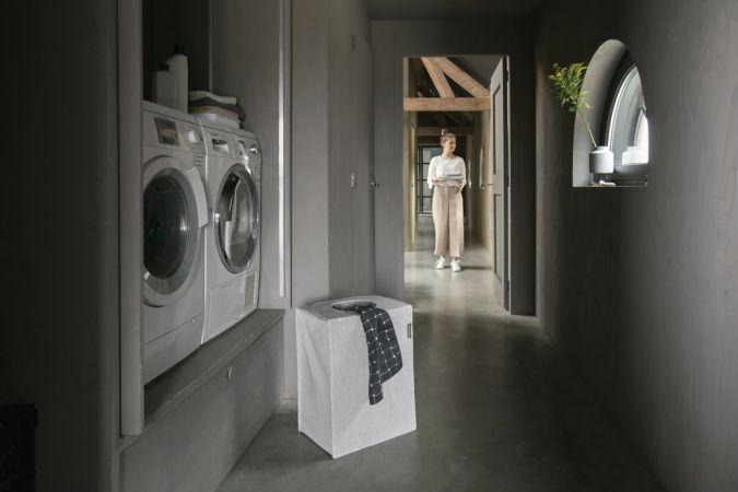 Sac à linge Brabantia 55 litres Grey avec ouverture Quick-Drop_3