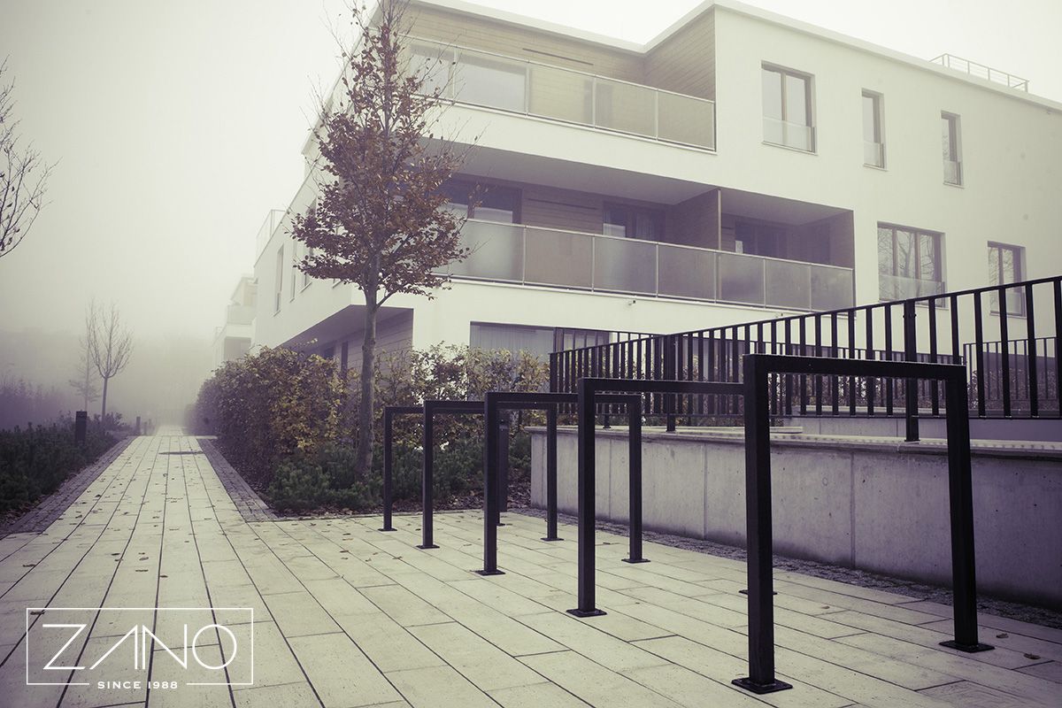 05.024 - Arceau urbain Porta ZANO en acier ou inox - Hauteur 80 cm - Design classique et sobre_3