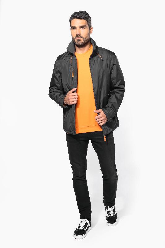 Blouson de travail homme à manches amovibles - Kariban - Réf: K639 - Étanche avec enduction PVC_3