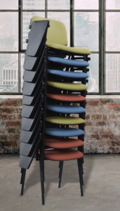 Chaise avec tablette écritoire - Design empilable pour espaces de conférence et formation - OSLO_3