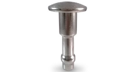 Clou podotactile à frapper - SIG France - Inox - Diamètre tête 25 mm - Tige courte, standard, spéciale enrobé_3