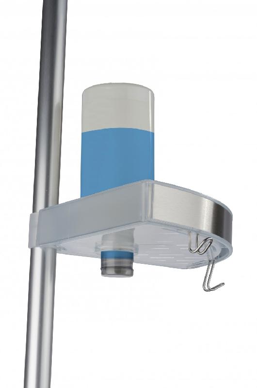 Étagère de bain / douche premium télescopique sol-plafond, chromé - Aluminium inoxydable - WENKO_3
