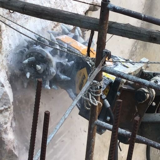 Fraise hydraulique pour pelle hydraulique de 10 - 22 T - Pression bar 300 - 350 - MB-R800_4