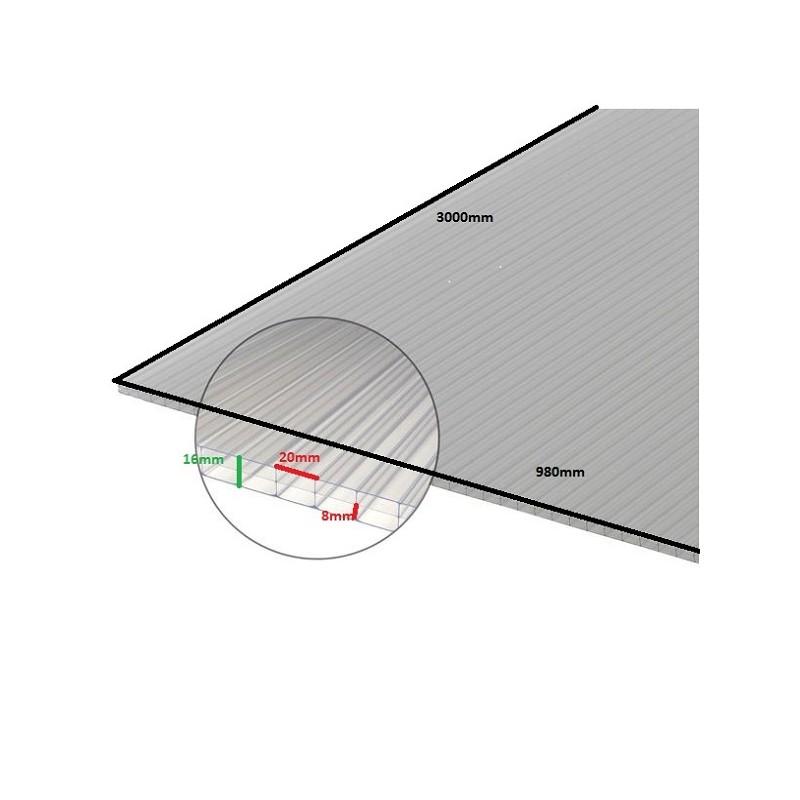 Pose de plaques en polycarbonate avec des profilés vissables Carboglass de  Sedpa 