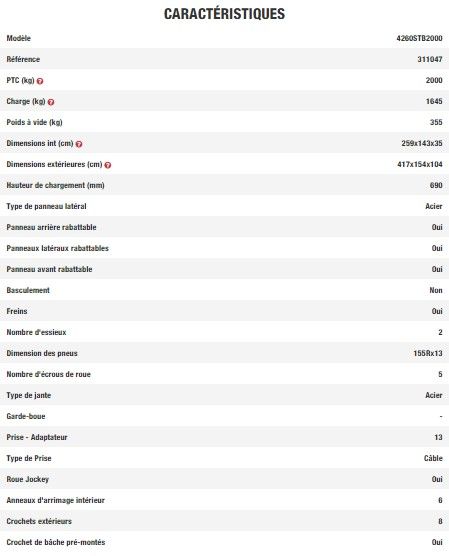 311047 - bâche, filet et capot pour remorque Brenderup sp. Z o.O. - PTC 2000 kg - ridelles amovibles et robustes_3