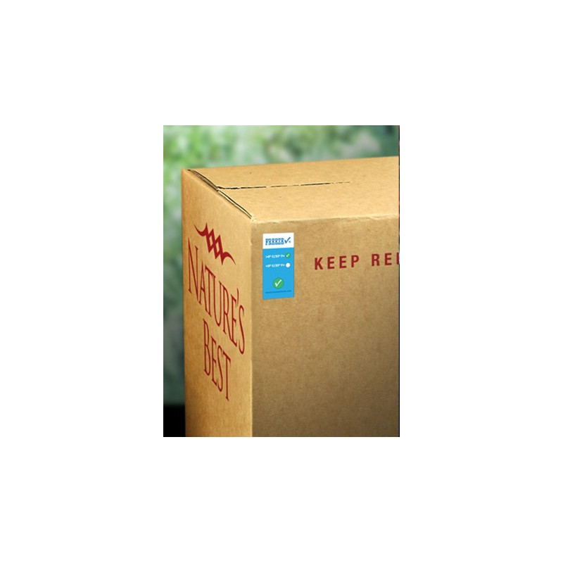 Indicateur de gel 0°C ou -5°C - FREEZECHECK - irréversible, auto-adhésif et précis (+/-1,5°C)_3