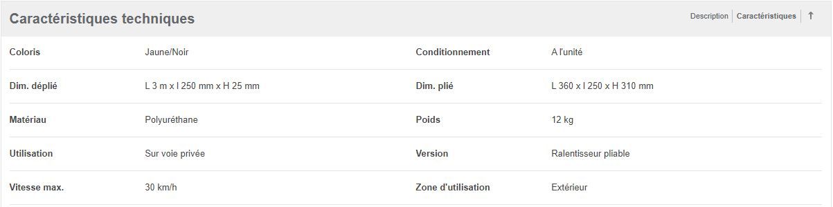 Ralpli - ralentisseur de vitesse - signals - dimension plié l 360 x l 250 x h 310 mm_3