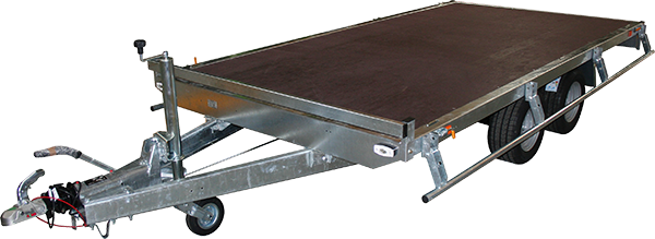 Remorque roues dessous - 3,45 X 1,85 M - 2500 KG - ÉRDÉ XR342 PL_3
