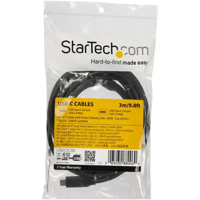 StarTech Cble de Charge Rapide USB-C de 3m, Charge et_3