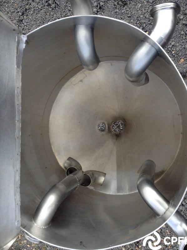 Bac de lancement 320 L - demi-couvercle - 3 pieds - N° ARTICLE : BNC017_3