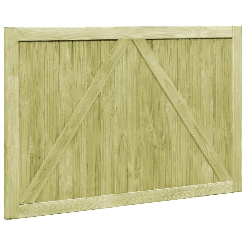 Vidaxl portillons de jardin 2 pcs bois de pin imprégné 300x100 cm 45339_3