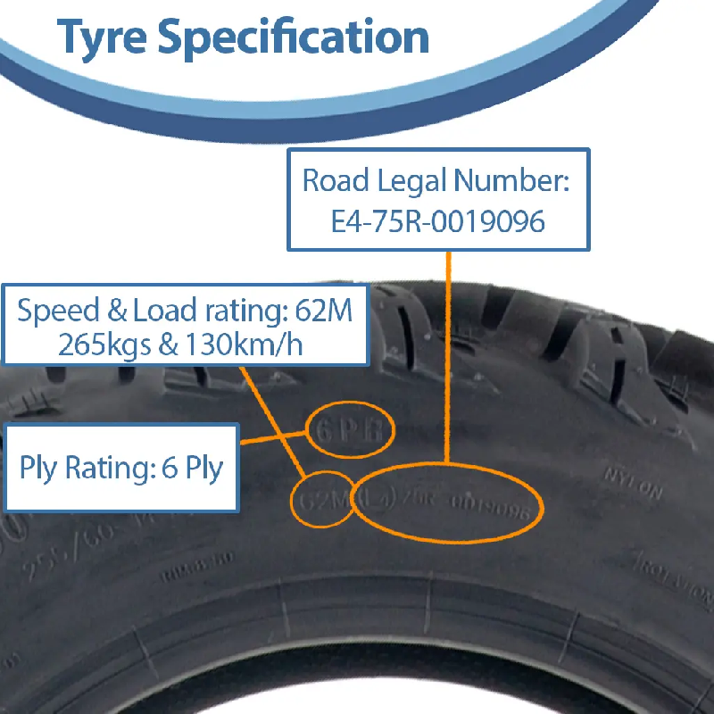 26x10.00-14 (255/60-14) 6ply ATV Tyre P3080 OBOR Pinacle 62M E-Marked Road Legal_3