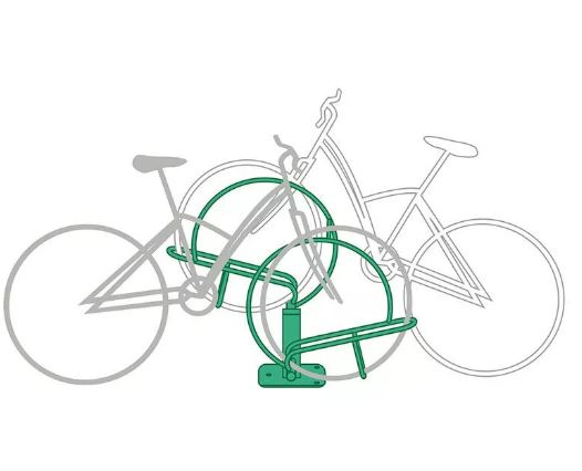 Support et borne de recharge extérieure - 2 vélos face à face - Velec Face - Prises étanches IP55 et sécurisation multi-points_3