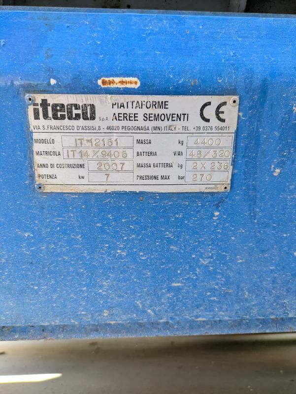 Nacelle ciseaux ITECO it12151 occasion_3