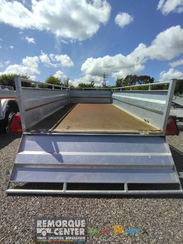 Remorque Lider ROBUST 300 x 150 x 50 cm - 2 essieux freinée - PTAC 2500 Kg - Référence 38398_3