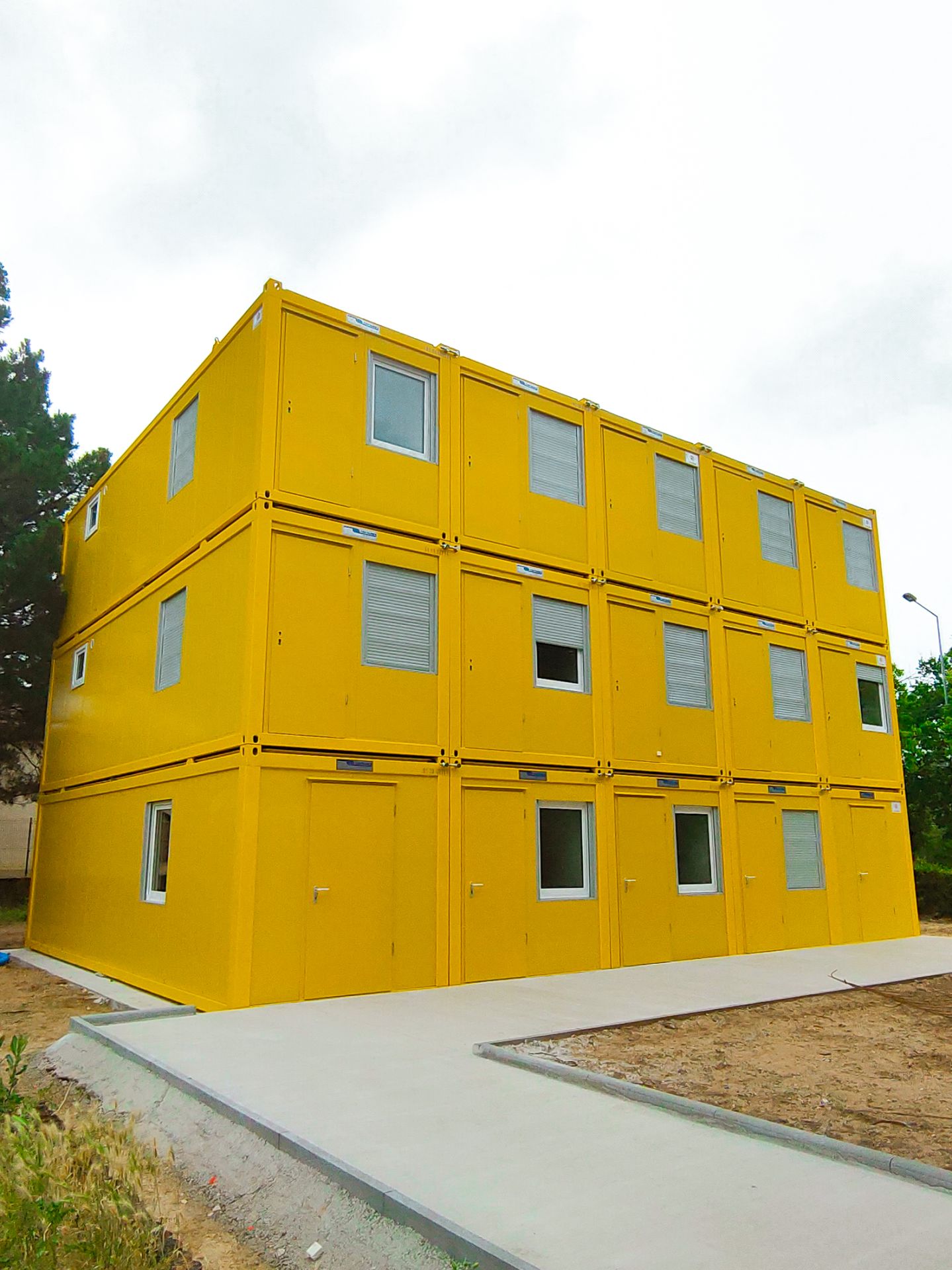 Bâtiment juxtaposable en structure galvanisée