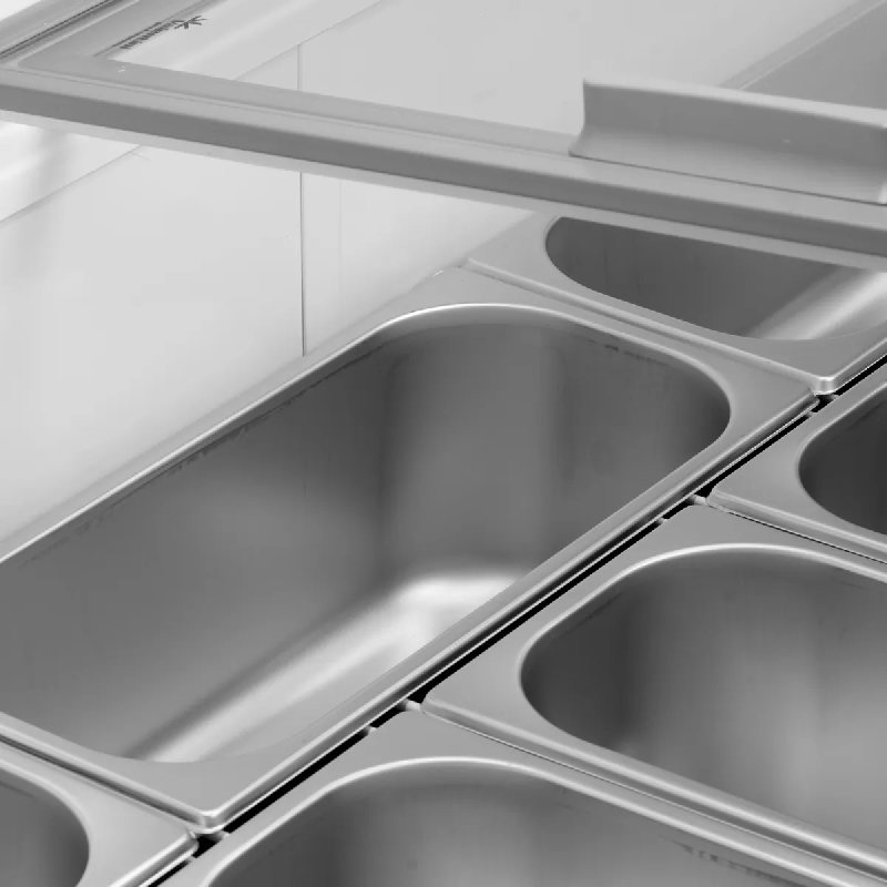 Congélateur vitré de glace UDRS10 (431 / 342) Blanc TEFCOLD_3