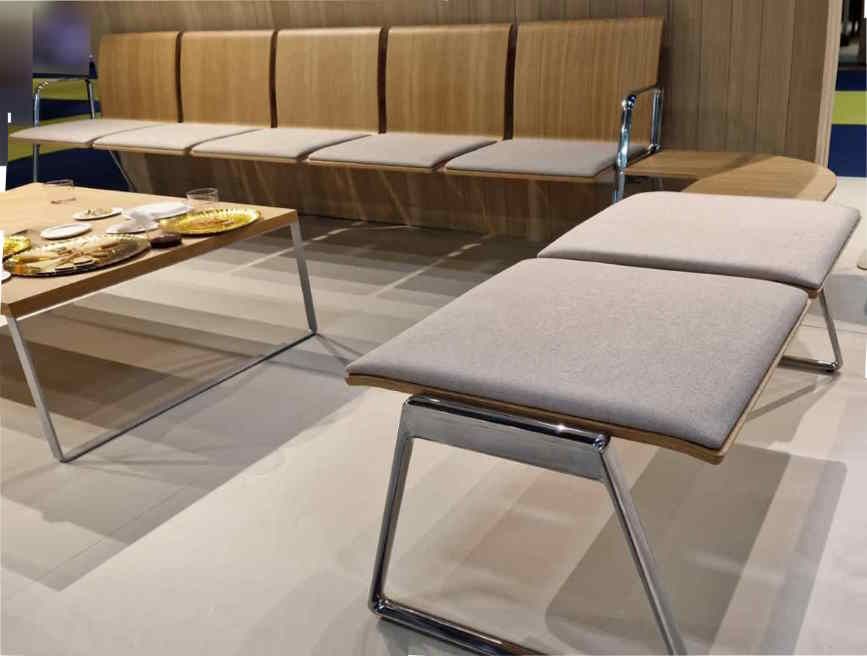 Line-Wood - Banc-poutre design modulable et innovant avec coques en bois et finitions variées_3