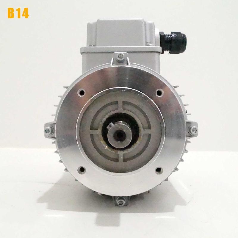 Moteur électrique Triphasé 230/400v 0.75 Kw 1500 Tr/min - Mh380g4b14 Alu Bride B14_3