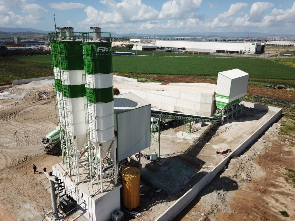 Powermix-200 centrale à béton fixe Fabo - capacité 200 m3/h - mélangeur double arbre 6 m3_3