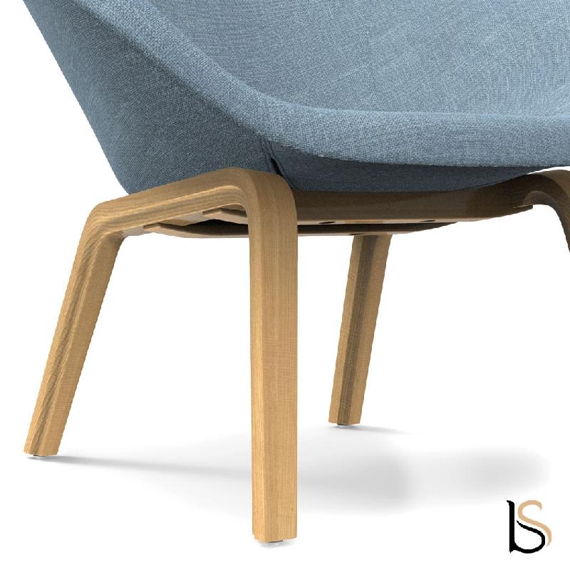 Fauteuil d'accueil confortable Tilos - Mobel linea - Jaune soleil_3