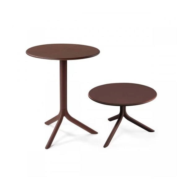Table à hauteur réglable en résine renforcée SPRITZ - Stamp - 2 colonnes de hauteur 76,5 cm et 40 cm_3