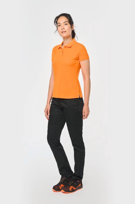 Polo manches courtes femme WK275 - 65% polyester, 35% coton, antibactérien, multiples tailles et couleurs_3
