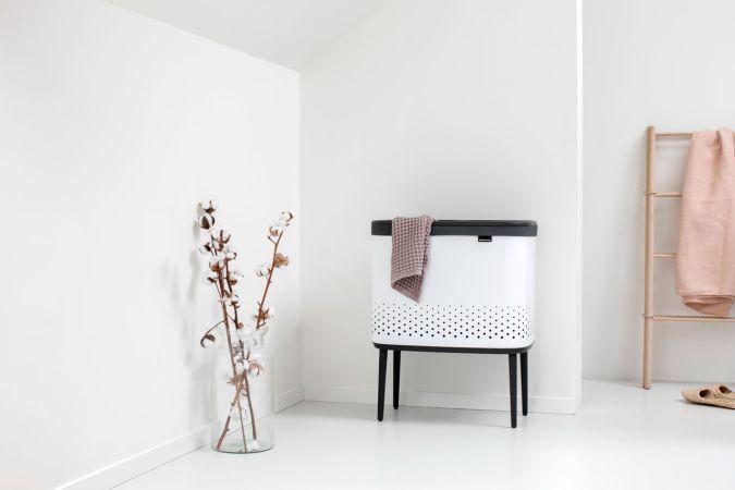 Corbeille à linge Brabantia Bo -60 litres - White UGS200502 EAN8710755200502_3