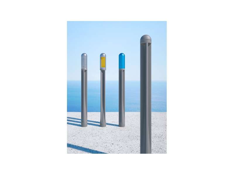 Pot5000 - potelets fixes - Urban'nt - hauteur hors sol 1000mm - section étoile à trois branches en fonte GS_3