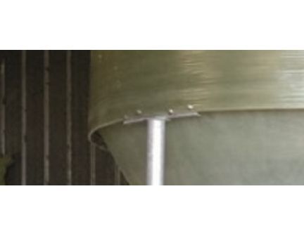 Silo d'aliment d'élevage incolore à ouverture totale - Capacité 9 à 16m3 - Ø2325_3