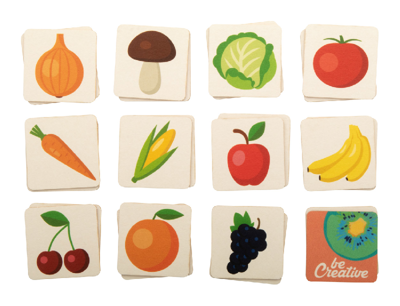 Jeu de mémoire personnalisé - 24 tuiles en carton - Boîte en papier imprimée en quadri_3