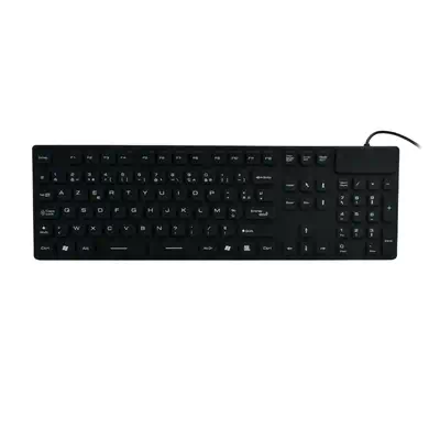 MCL ACK-729/N clavier Universel USB + PS/2 AZERTY Français Noir_3