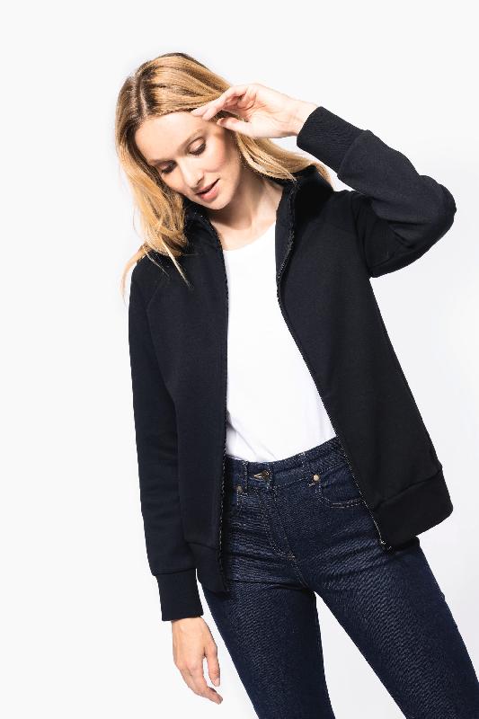 Veste zippée à capuche femme - Kariban Premium - Réf: PK401 - 70% coton, coupe contemporaine_3