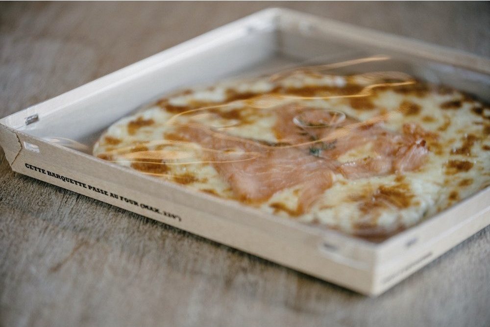 80 barquettes à pizza nomade - 290x290x35 mm - carton micro-cannelure ingraissable avec couvercle rPET_3