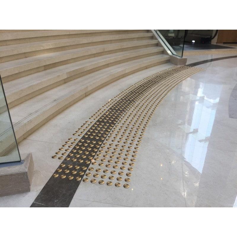 Clou podotactile 25mm - Or / Aluminium_3