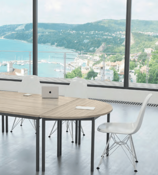 Tables de réunion modulaires Rencontre - Buronomic - Finitions variées et économiques_3